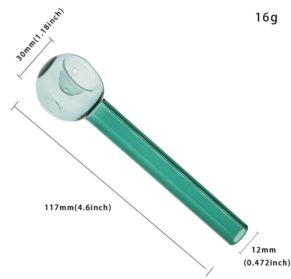 Glass pipe heat-resistant glass pipe