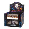 Glass pipe with skull parttern