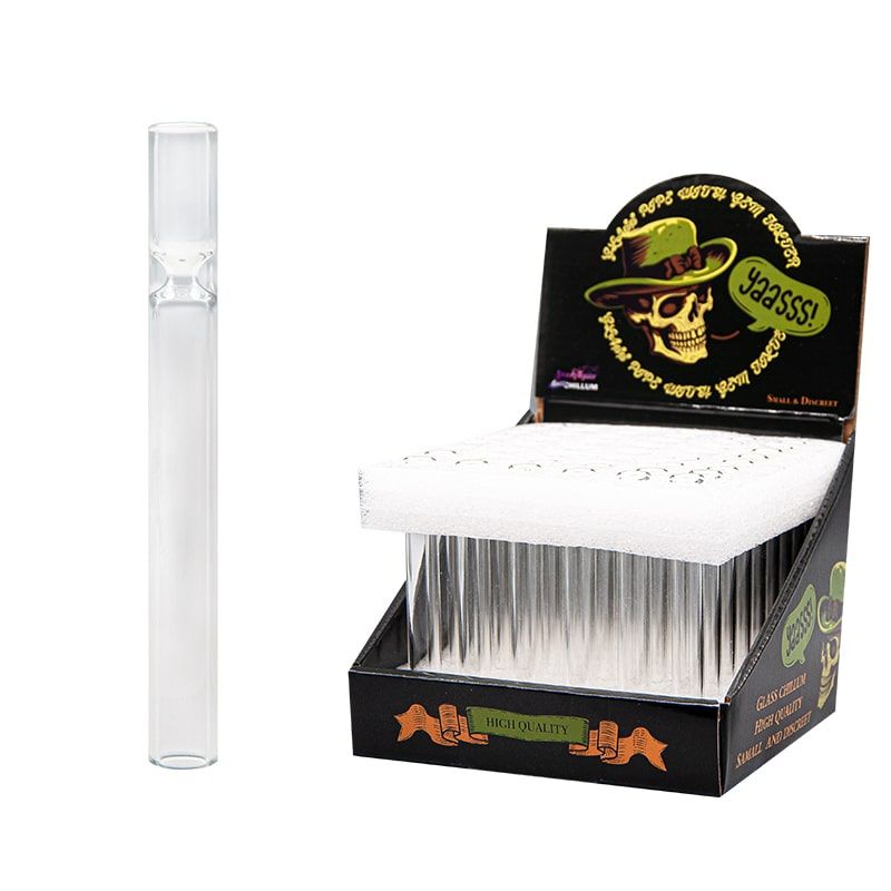 4inch Glass One Hitter Tobacco Smoking Herb Pipe